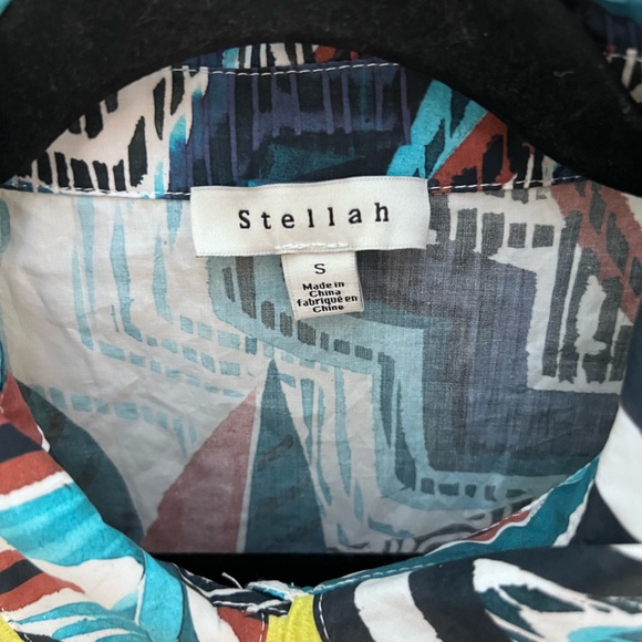 Stellah New York Skirt Set Abstract Spring Collection 2024 NWOT Small - Picture 7 of 10